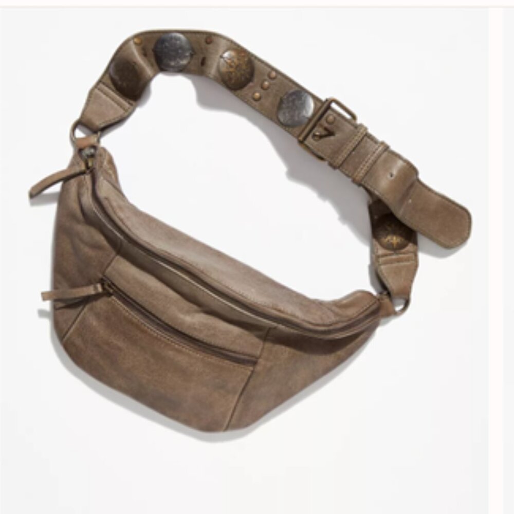 Free People Wilder 100% Leather Sling Bag